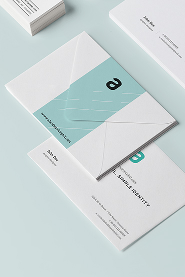 Collection of business envelope designs printed by Aladdinprint Phil