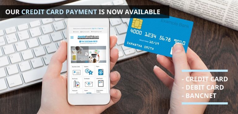 Our Credit card payment is now available