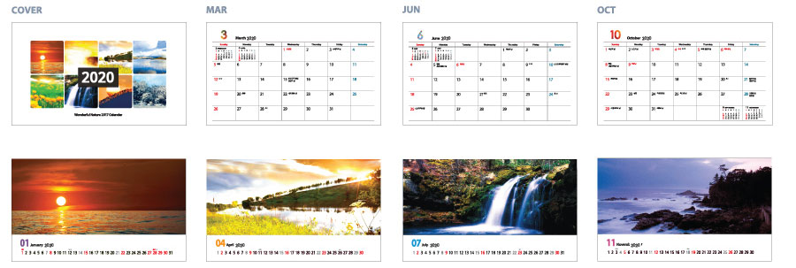 calendar printing info image